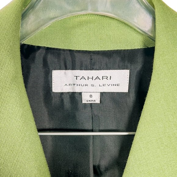 Tahari 3-Piece Skirt Suit, Lime Green, Size 8 - Entire Ensemble, to go! - Picture 9 of 16